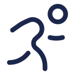Running Round SVG Icon